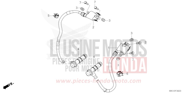 ZUENDSPULE von Forza 750 PEARL GLARE WHITE (NHB53) von 2023